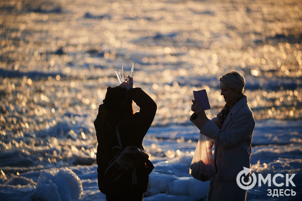В районе Омска начался ледоход. В этом году он ранний, но, как обычно, очень красивый. Фото: Илья Петров
