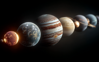 Небесный вальс: шесть планет закружатся в параде Небесный вальс: шесть планет закружатся в параде